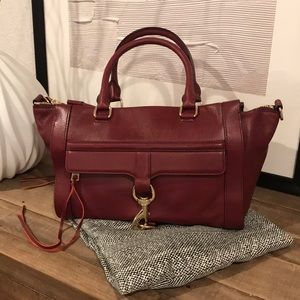 Rebecca Minkoff leather satchel.